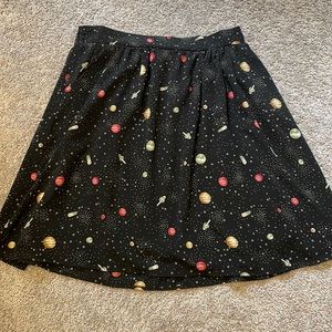 Modcloth planets outer space skirt
